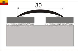 Přechodová lišta samolepicí 30mm dekor dřevo 270 cm