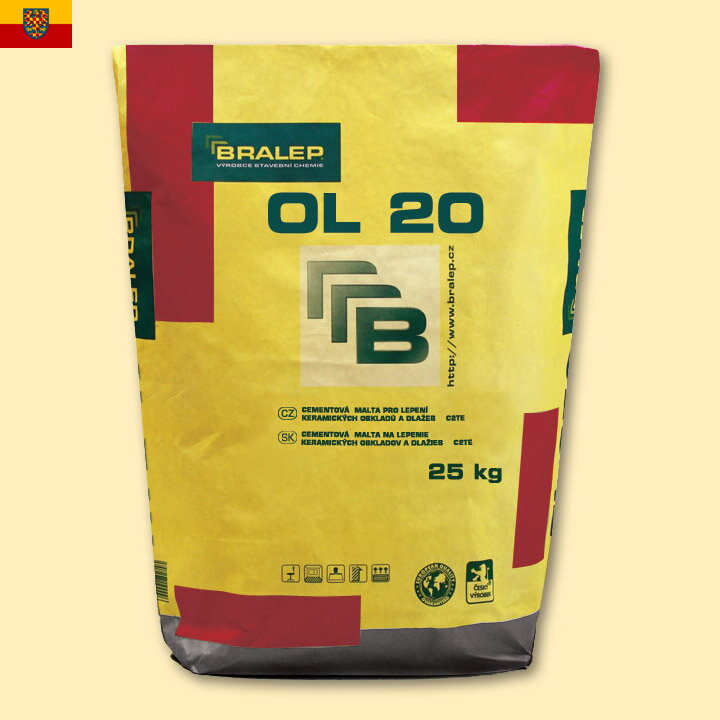 Flexibilní lepidlo Bralep OL20 balení 25kg Flexibilní lepidlo Bralep OL20 balení 25kg