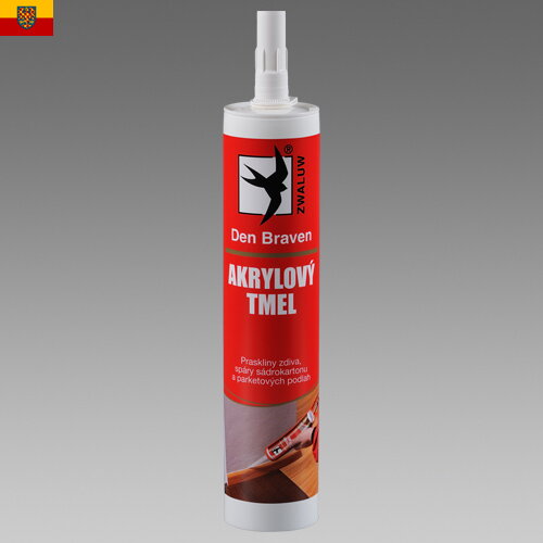 DEN BRAVEN Akrylový tmel šedý 280ml / balení 12ks DEN BRAVEN Akrylový tmel šedý 280ml / balení 12ks
