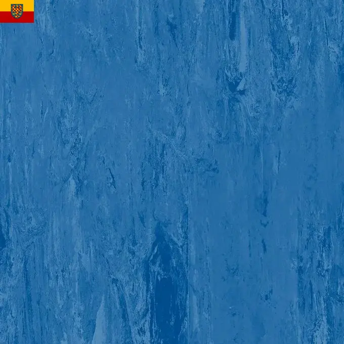 PVC homogenní podlaha POLYFLOR Ultra XL PUR 3750 Tanzanite Blue