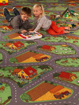 Dětský koberec FARM šíře 4m