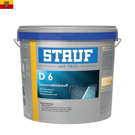 STAUF D 6 Disperzní lepidlo na rolové podlahoviny, do komerce i na sport, NE-LVT šedá, 15 kg